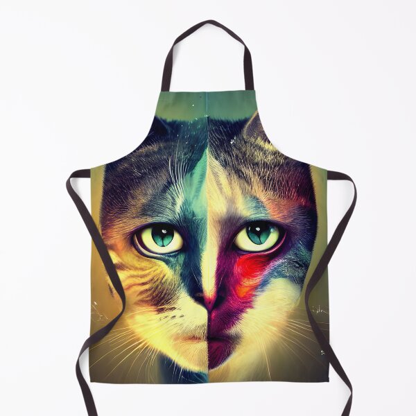 Item preview, cat colorful painting #1 designed and sold by supeart.
