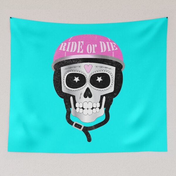 Item preview, Ride of Die Biker Cyclist designed and sold by AntiqueImages.