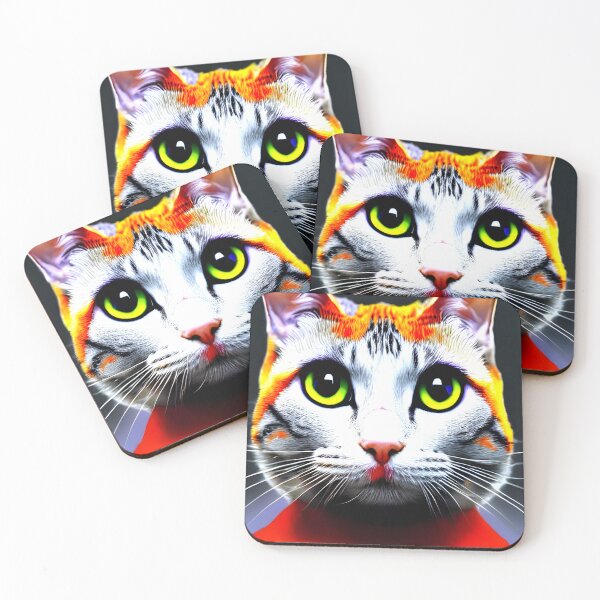 Item preview, cat portrait  painting #15 designed and sold by supeart.