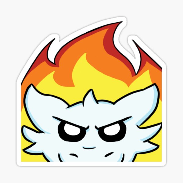 Lit Dragon Sticker