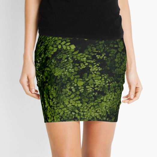 Small leaves. Mini Skirt