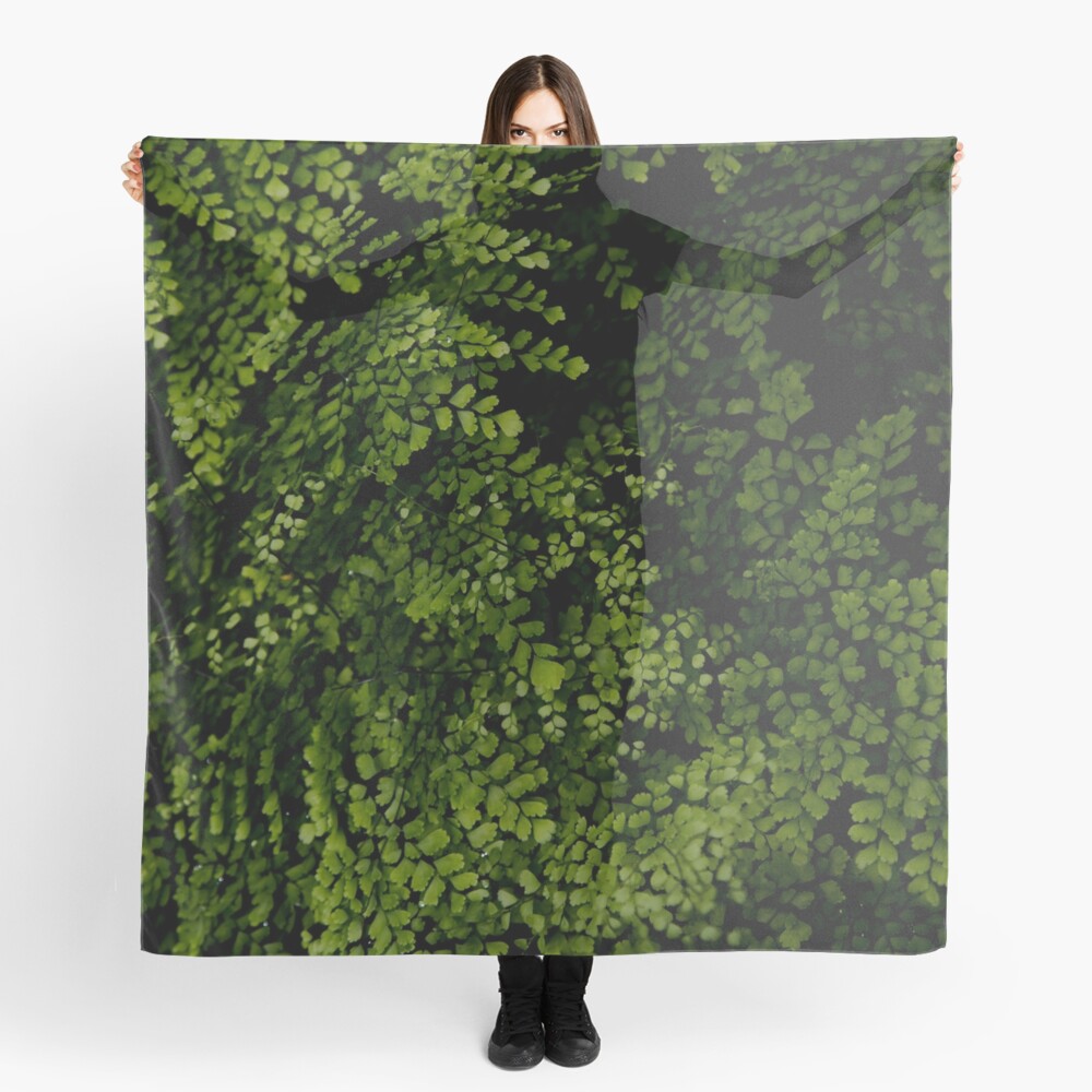 Small leaves. Scarf