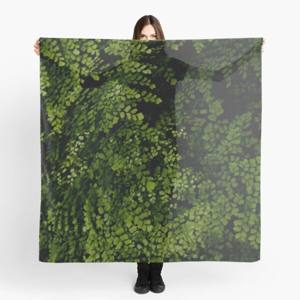 Small leaves.  Scarf