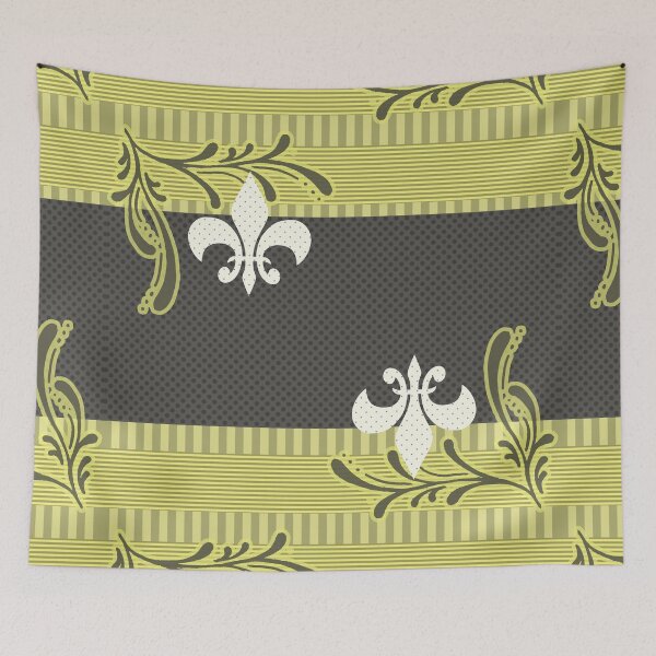 Item preview, fleur de lis black and gold designed and sold by resmarted.