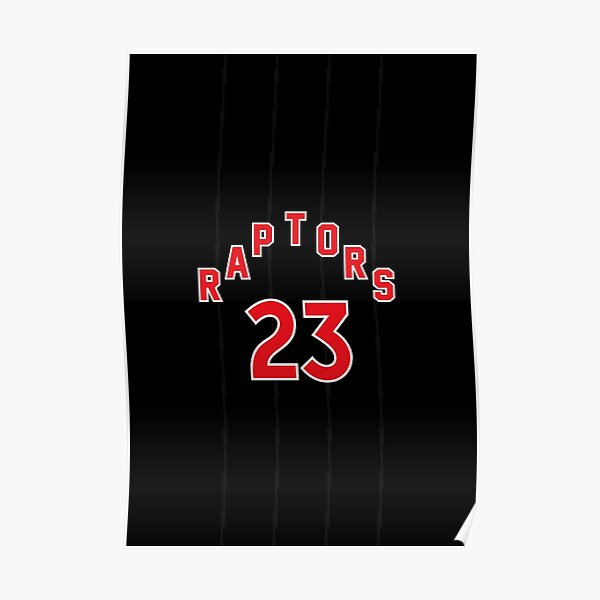 "Copy of Van Vleet 23 Toronto Basketball Jersey" Poster for Sale by
