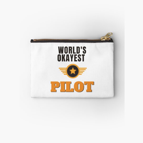 Item preview, World's Okayest Pilot designed and sold by Quirky Dez.