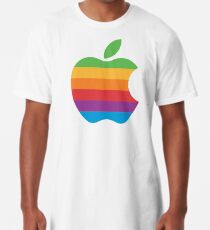 Rainbow Apple Logo Long T-Shirt