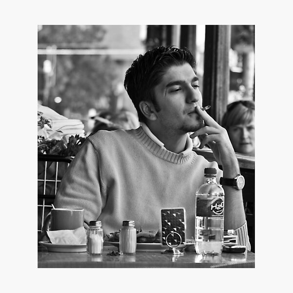 Coffee and a cigarette Photographic Print