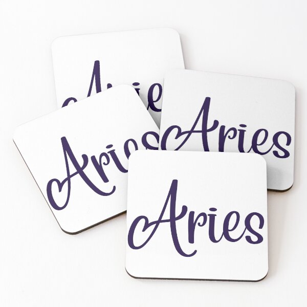 Item preview, Aries Zodiac Sign Lettering designed and sold by Hellofriendco.