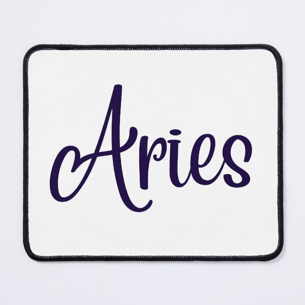 Item preview, Aries Zodiac Sign Lettering designed and sold by Hellofriendco.