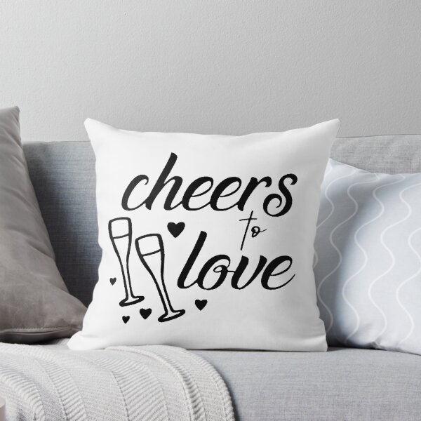 Item preview, Cheers to Love (Black) designed and sold by Summer-Winter.