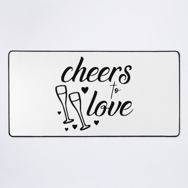 Item preview, Cheers to Love (Black) designed and sold by Summer-Winter.
