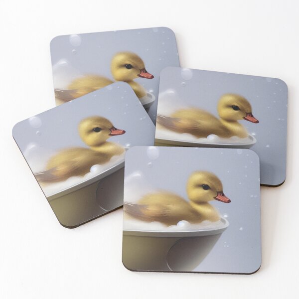 Item preview, Duckling Taking A Bath designed and sold by ZenEverAI.