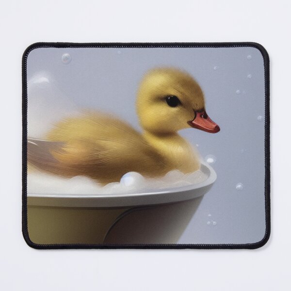 Item preview, Duckling Taking A Bath designed and sold by ZenEverAI.