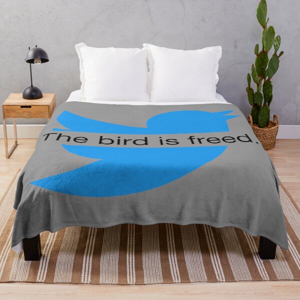 Item preview, El pájaro está liberado Elon Musk Tweet Quote Twitter Meme designed and sold by henrymencia.