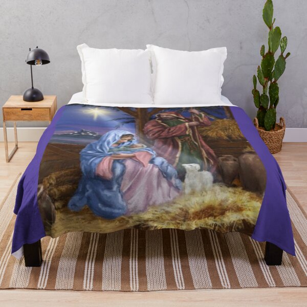 Item preview, Baby Jesus Mother Mary Joseph in the Stable designed and sold by Rowena Jones.