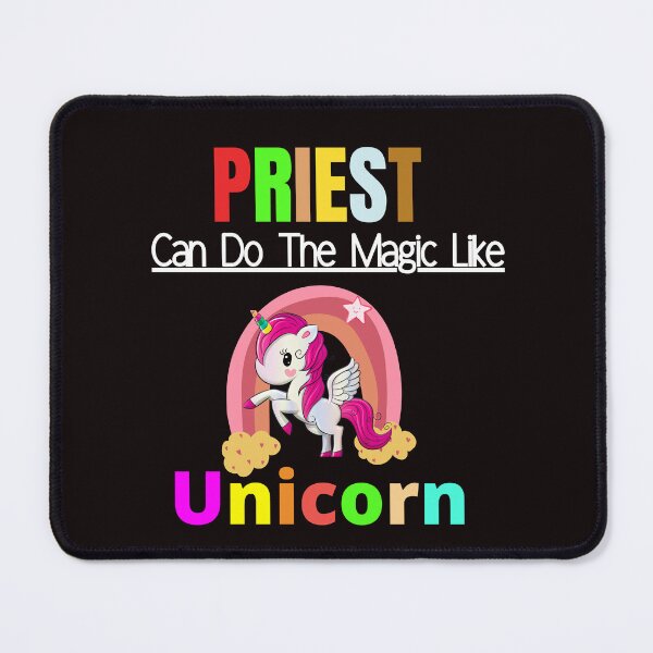 Item preview, Priest Can Do The Magic Like Unicorn designed and sold by Quirky Dez.