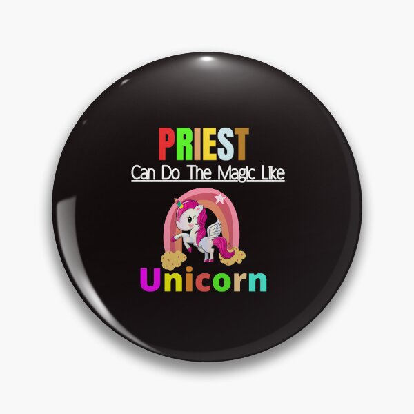 Item preview, Priest Can Do The Magic Like Unicorn designed and sold by Quirky Dez.