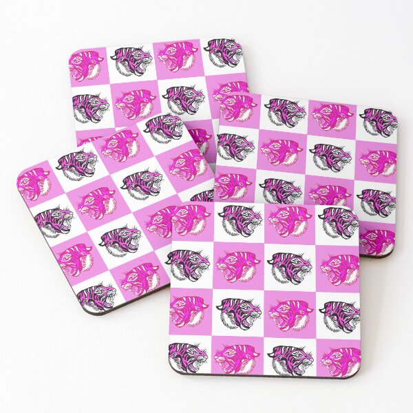 Item preview, Pink Tiger Check  designed and sold by ncbennett.