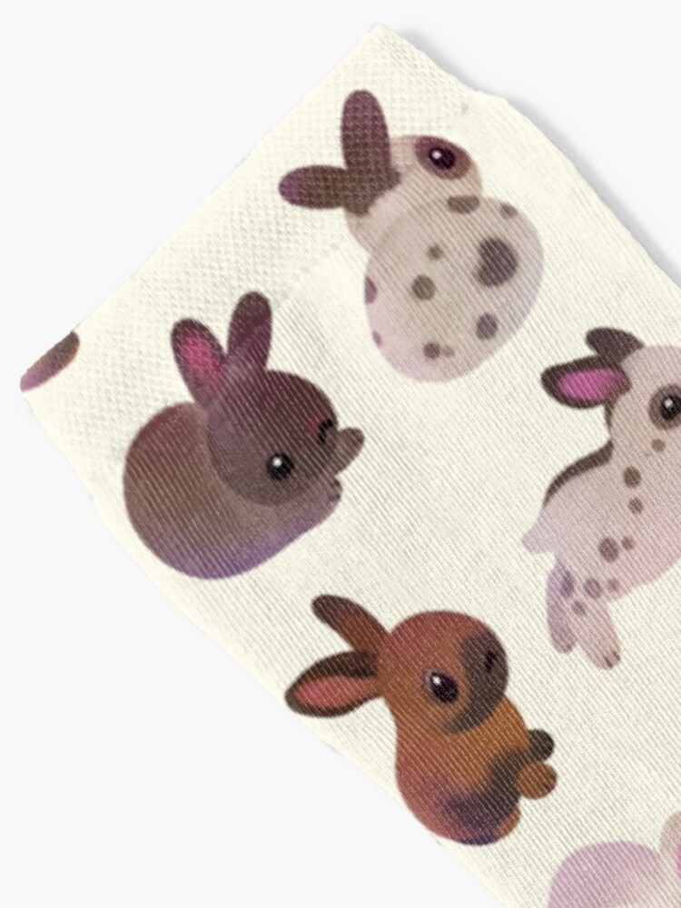 Alternate view of Bunny day - other version Socks