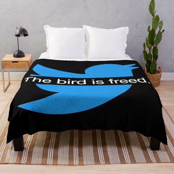 Item preview, El pájaro está liberado Divertido Elon Musk Tweet Citar Twitter Meme designed and sold by henrymencia.