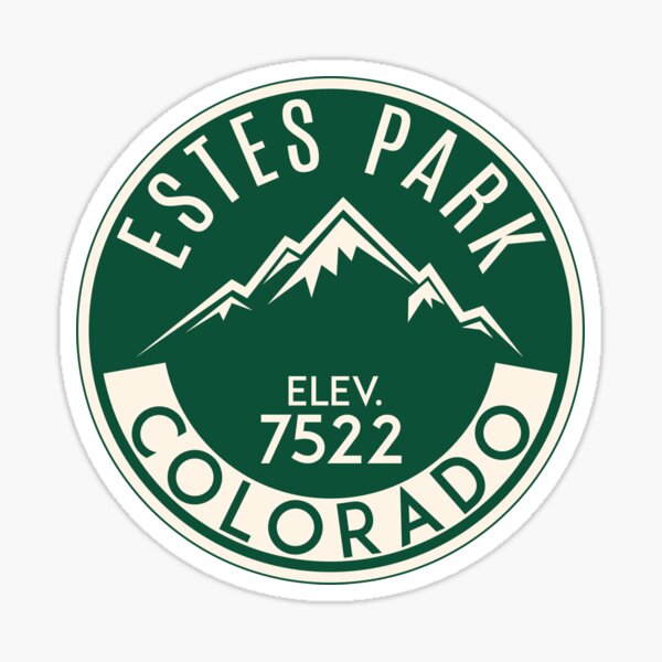 Estes Park Colorado Rocky Mountain National Park Sticker