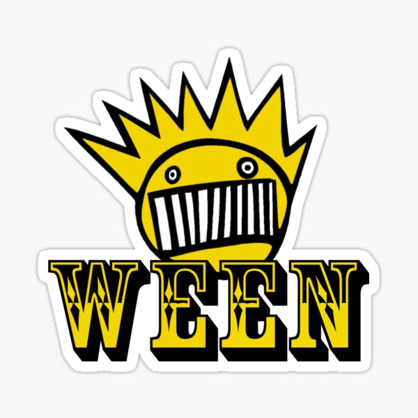 WEEN yellow Sticker