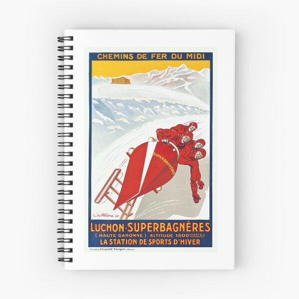 Item preview, 1922 FRANCE Winter Sports Resort Travel Poster designed and sold by retrographics.