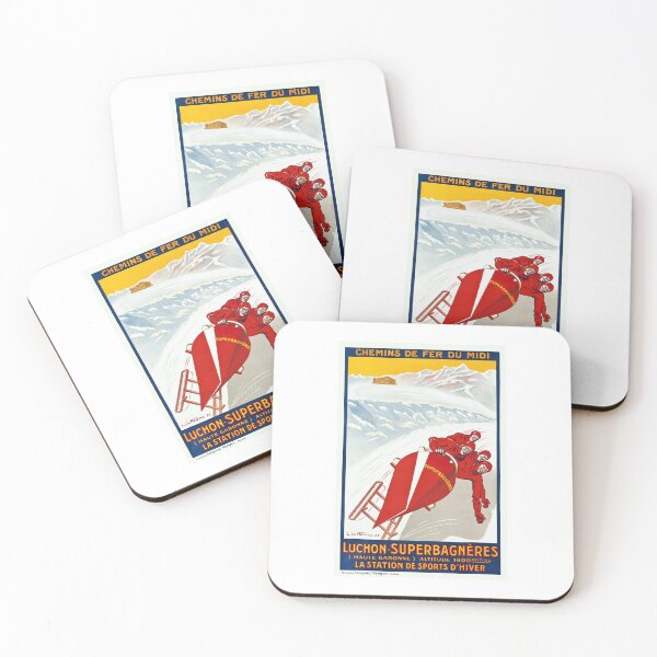 Item preview, 1922 FRANCE Winter Sports Resort Travel Poster designed and sold by retrographics.