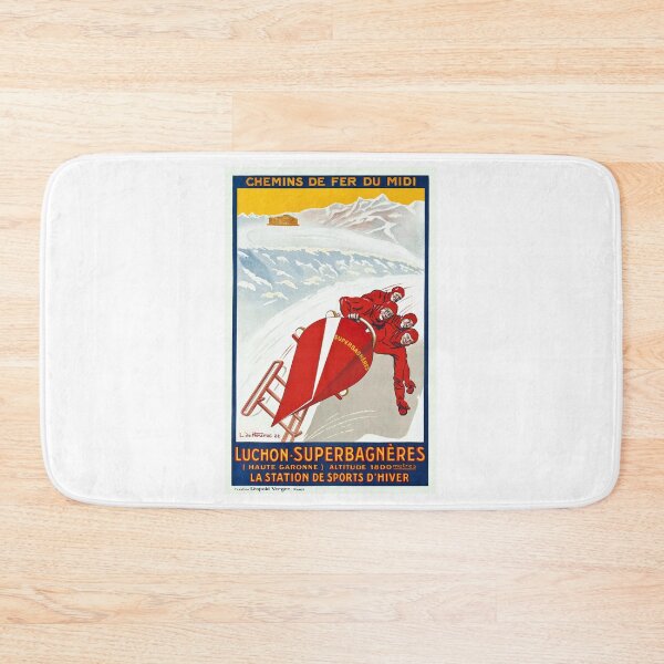 Item preview, 1922 FRANCE Winter Sports Resort Travel Poster designed and sold by retrographics.