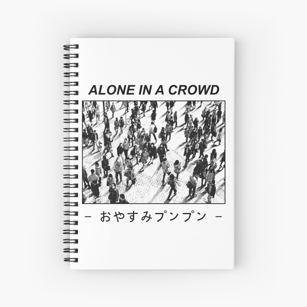 Alone In A Crowd Art Print By Mile Redbubble