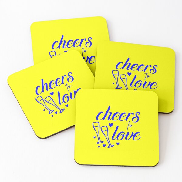 Item preview, Cheers to Love (Blue) designed and sold by Summer-Winter.