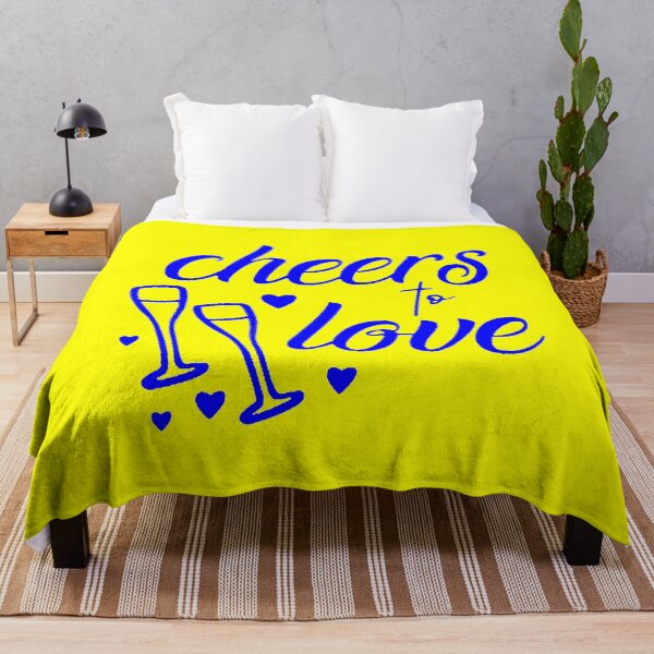 Item preview, Cheers to Love (Blue) designed and sold by Summer-Winter.