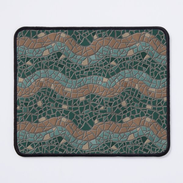 Item preview, Mosaic Wave Pattern Sage & Jade designed and sold by Kella Hanna-Wayne.