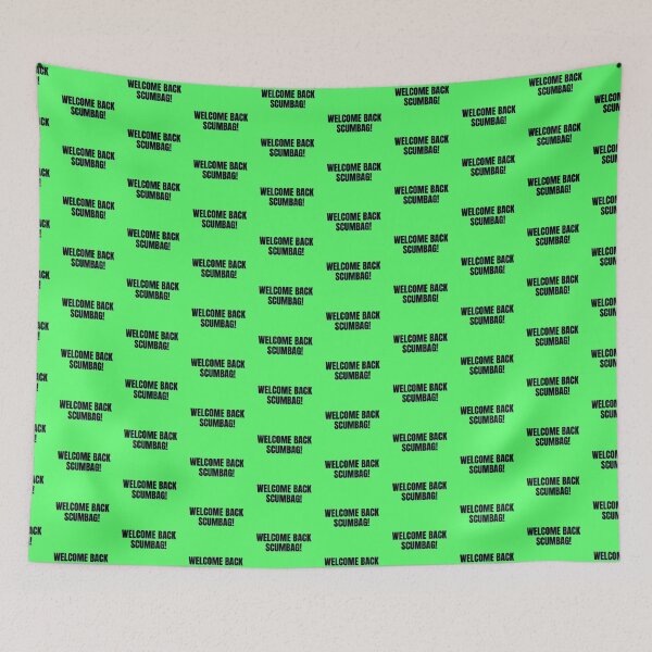 Item preview, Welcome back scumbag designed and sold by Spiffle.
