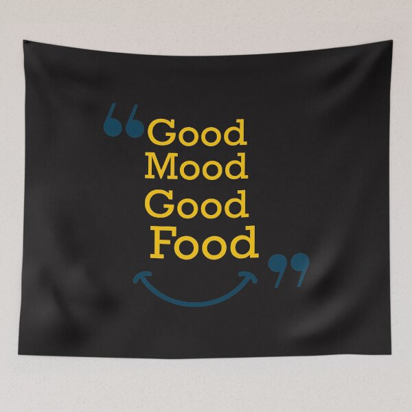 Item preview, good food good mood designed and sold by batcoprod.