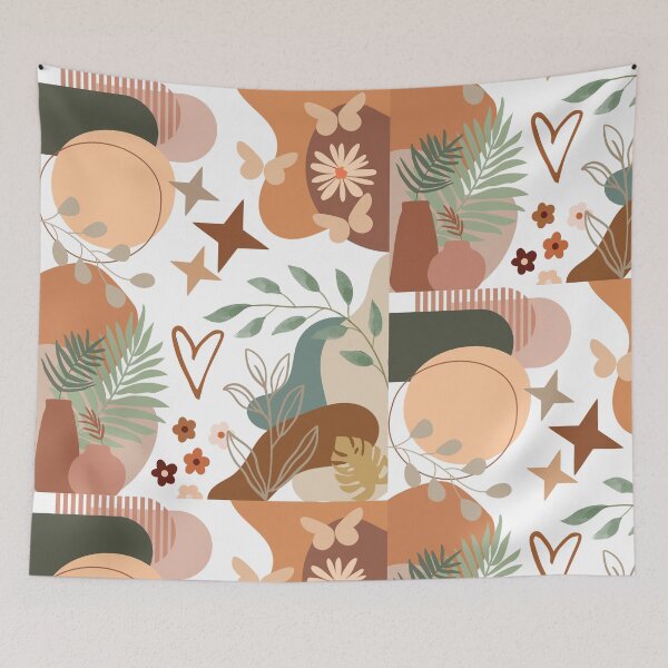 Item preview, Floral boho pattern designed and sold by emalijae.