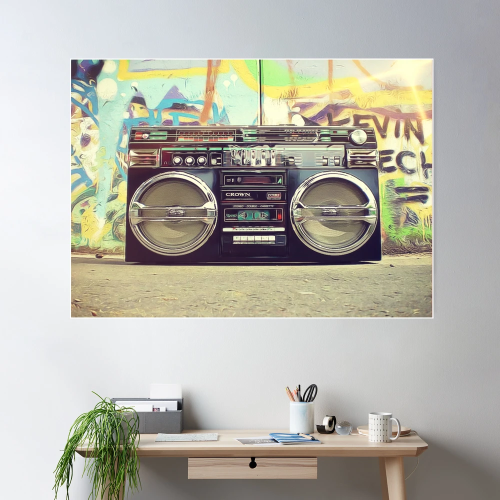 80s Boom Box Trendy Style!