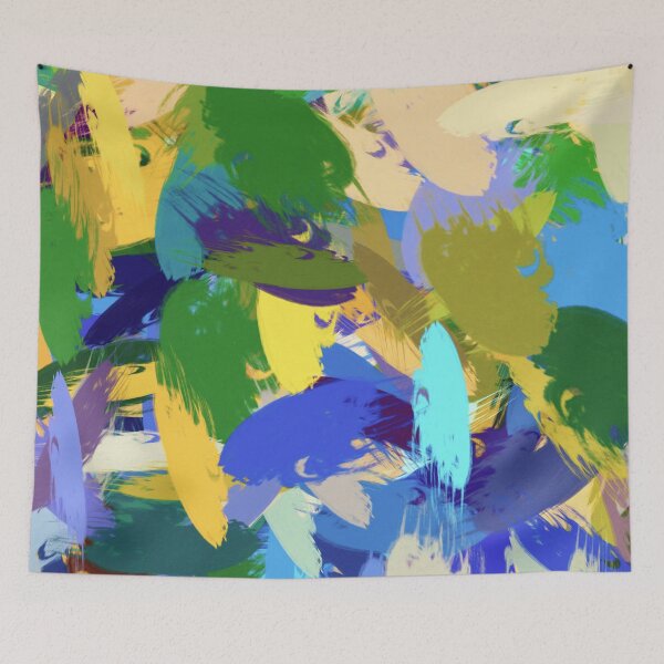 Item preview, Joyful Greens and Blues designed and sold by lukefranklinart.