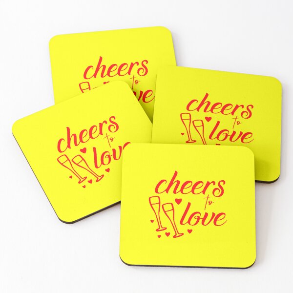 Item preview, Cheers to Love (Red) designed and sold by Summer-Winter.