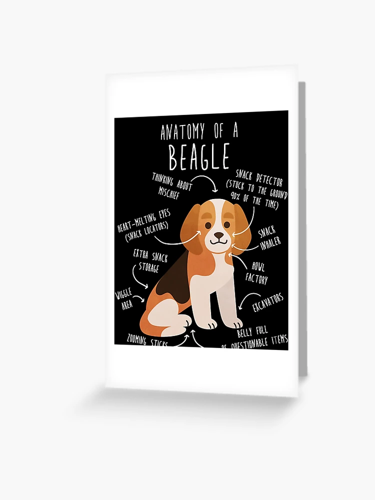 Anatomy Of A Beagle Dog Funny Dog Lover Gift' Tote Bag