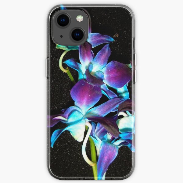 Blue Orchids iPhone Soft Case