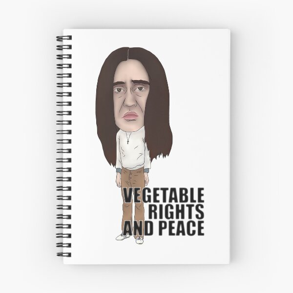 Item preview, The Young Ones Neil Inspired Illustration. Nigel Planer Vegetable Right and Peace designed and sold by MelancholyDoll.