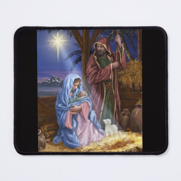 Item preview, Copy of Baby Jesus Mother Mary Joseph in the Stable designed and sold by Rowena Jones.