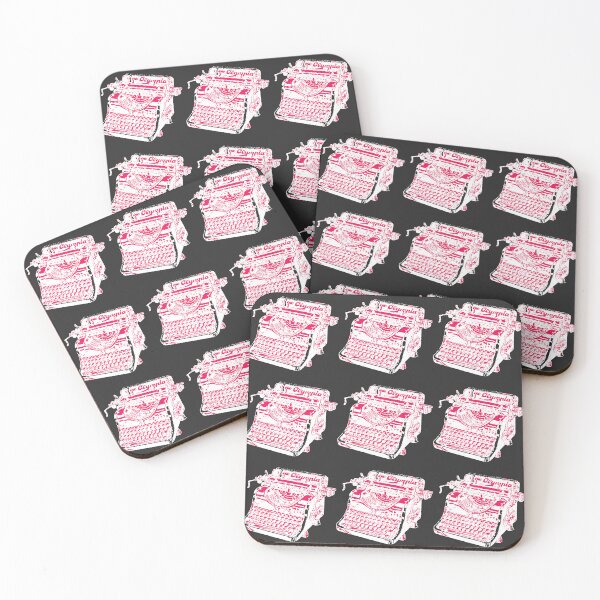 Item preview, Pink retro typewriter designed and sold by venomouspixie.