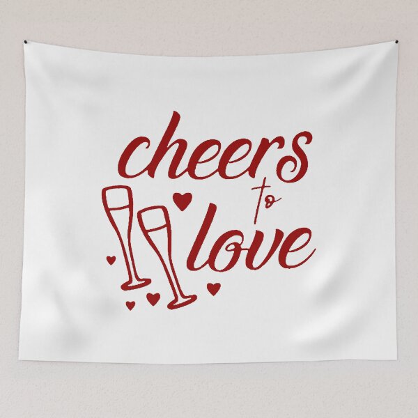 Item preview, Cheers For Love (Burgundy) designed and sold by Summer-Winter.