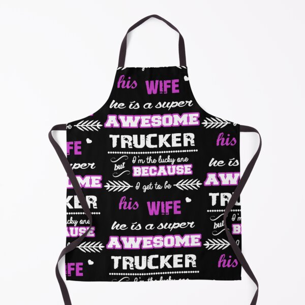 Item preview, He Is A Super Awesome Trucker designed and sold by aryagiri.