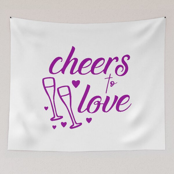 Item preview, Cheers For Love (Purple) designed and sold by Summer-Winter.