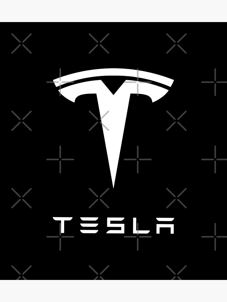 Tesla Model X Poster For Sale By Minypicture Redbubble