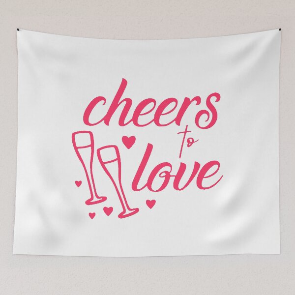 Item preview, Cheers For Love (Pink) designed and sold by Summer-Winter.